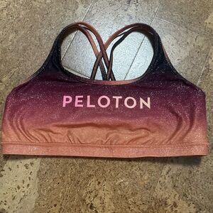 WITH x Peloton sunrise strappy sports bra in XL in VGUC